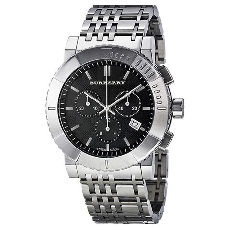 burberry stainless steel watch macys|Burberry stainless steel watch bu2304.